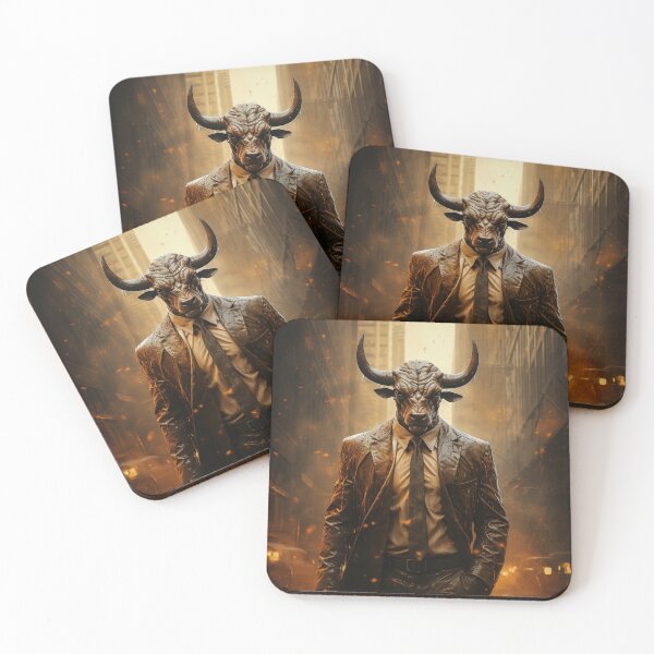 Item preview, Bull in a Suit in the City designed and sold by soulofalion.