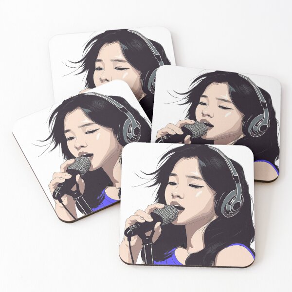 Item preview, Vector Art Asian Girl Singing designed and sold by PCGDrawing.