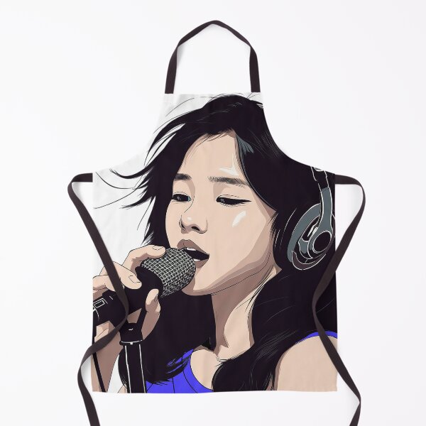 Item preview, Vector Art Asian Girl Singing designed and sold by PCGDrawing.