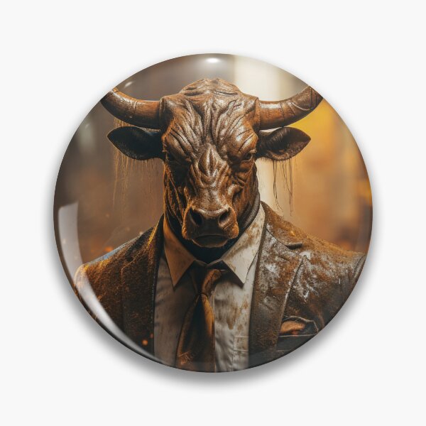 Item preview, Bull in a Suit in the City designed and sold by soulofalion.
