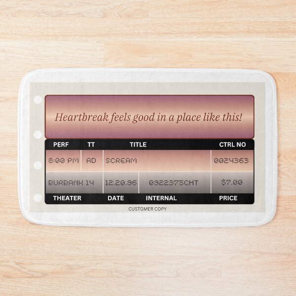 Item preview, Scream Vintage 90s Movie Theater Ticket Stub Horror Film AMC Slasher designed and sold by franklinfargo.
