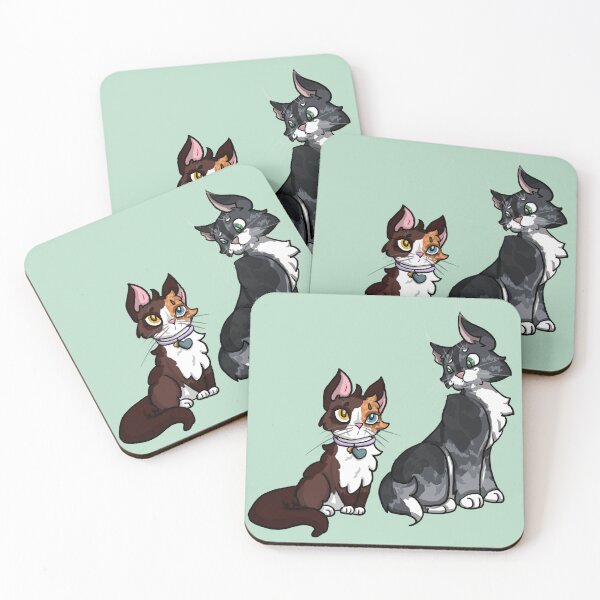 Item preview, Cute Kitty cats (Green) designed and sold by BerryShyKittens.