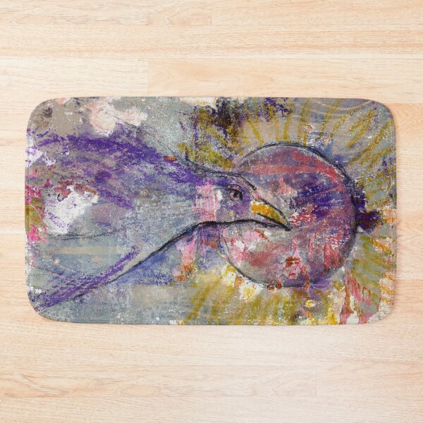 Item preview, Worn image of a bird in flight designed and sold by LiszaB.