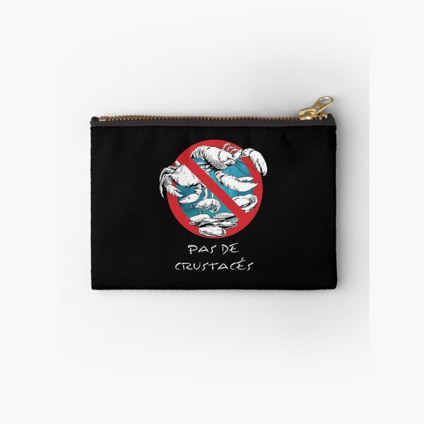 Item preview, FRENCH: “pas de crustacés” NO SHELLFISH designed and sold by WhiteShirtGuy.