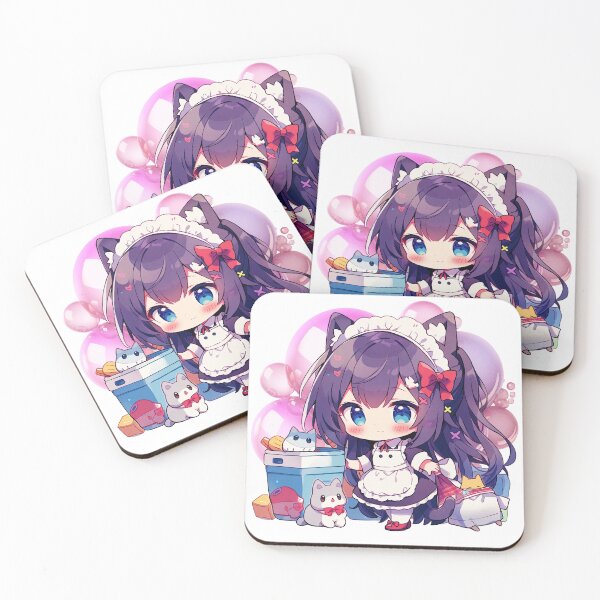 Item preview, The Linty Paw Maid designed and sold by Chibi Cat Art Corner.