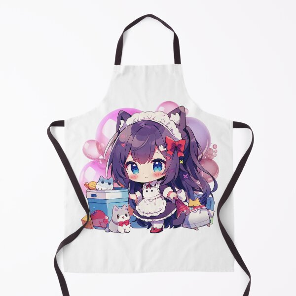 Artikelvorschau, Die Linty Paw Maid entworfen und verkauft von Chibi Cat Art Corner.
