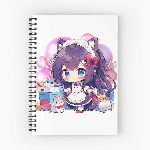 Item preview, The Linty Paw Maid designed and sold by Chibi Cat Art Corner.