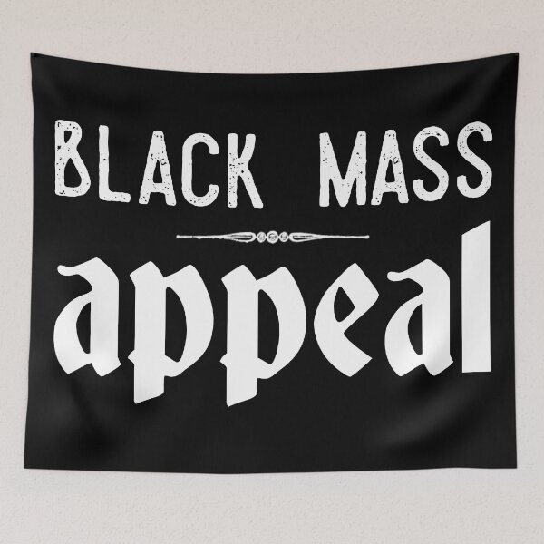 Item preview, Black Mass Appeal Logo - White designed and sold by BlackMassAppeal.