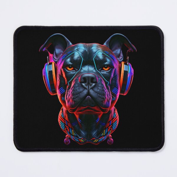 Item preview, DJ Dog Wearing Headphones | Puppy Wearing Headphones designed and sold by CoolHippoQuotes.