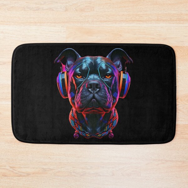 Item preview, DJ Dog Wearing Headphones | Puppy Wearing Headphones designed and sold by CoolHippoQuotes.