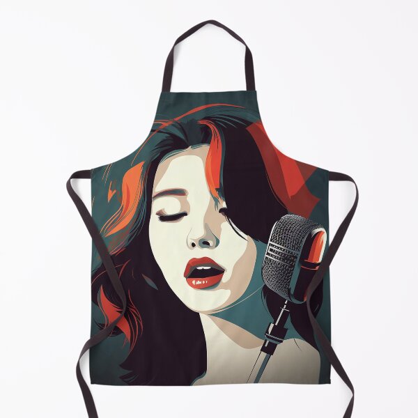 Item preview, Cool Vector Abstract Asian Girl singer designed and sold by PCGDrawing.