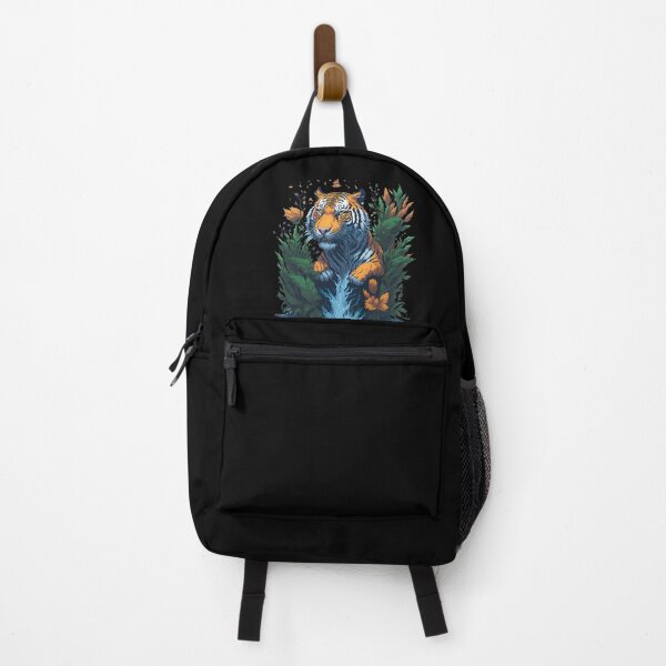 Item preview, Wild Tiger in the Water with Nature designed and sold by AngelOrjuela.