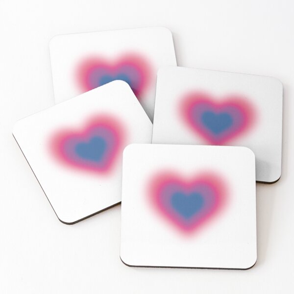 Item preview, Bisexual blurry heart designed and sold by Florvolcanica.