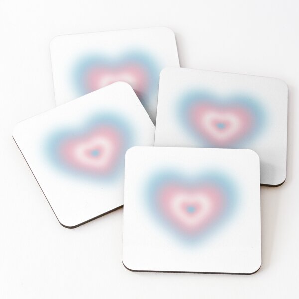 Item preview, Trans/transgender blurry heart designed and sold by Florvolcanica.