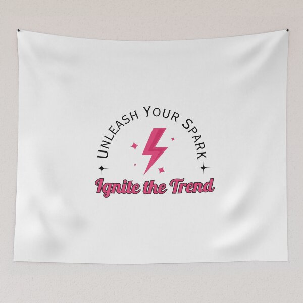 Item preview, "Unleash Your Spark, Ignite The Trend" , Self Expression Quote, Individuality, Inspirational quote T-Shirt designed and sold by stylishdzign.