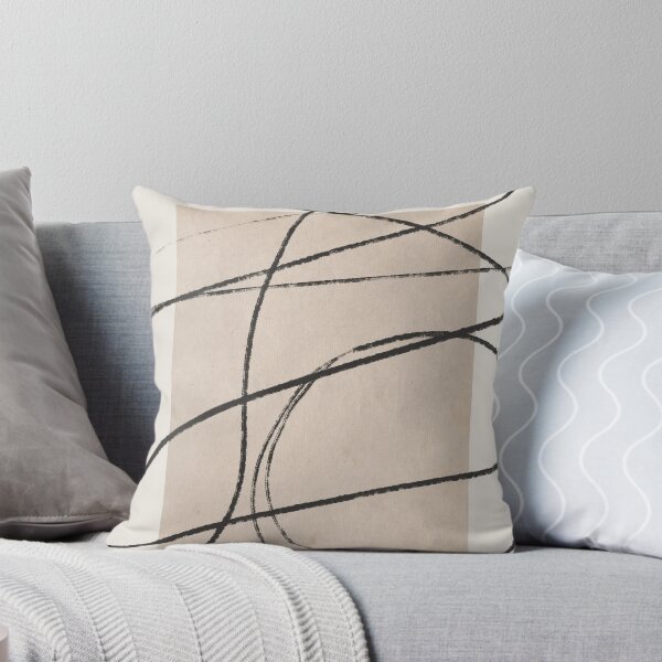 Artikel-Vorschau von Minimalistische Strichzeichnungen. Schwarze Linie auf beigem und braunem Hintergrund. Moderne, einzeilige Kunst., designt und verkauft von PandaAvenue.
