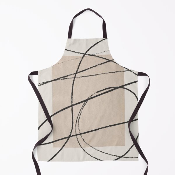 Item preview, Minimalist line art. Black line on beige & brown background. Modern, single line art. designed and sold by PandaAvenue.