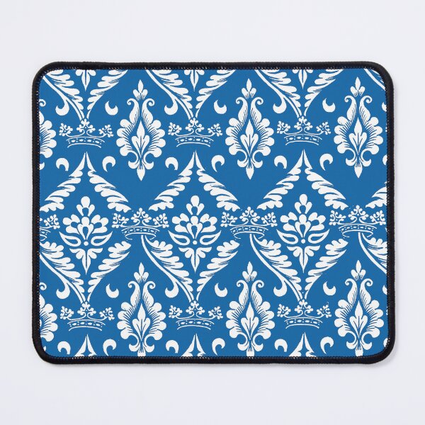 Item preview, Delft Blue and White Crowns Pattern designed and sold by Greenbaby.