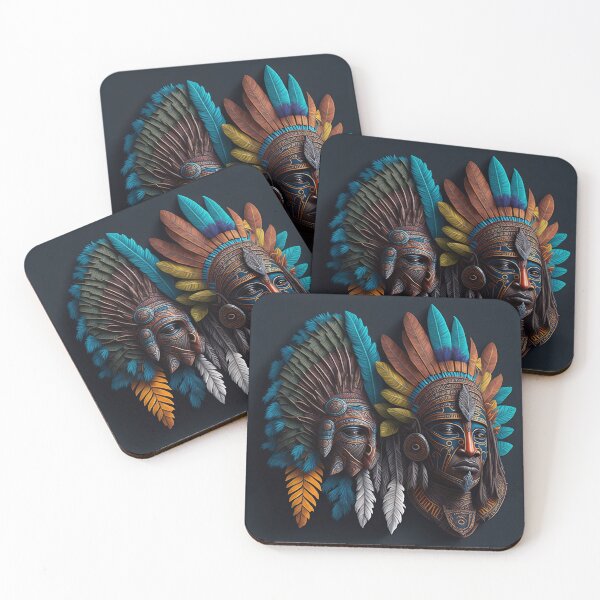 Item preview, Ancient Tribes Men Mask designed and sold by Saneedesign.