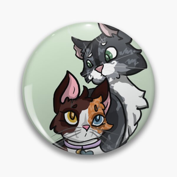 Item preview, Cute Kitty cats sitting together (Green) designed and sold by BerryShyKittens.