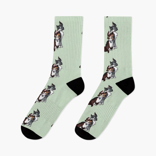 Item preview, Cute Kitty cats sitting together (Green) designed and sold by BerryShyKittens.