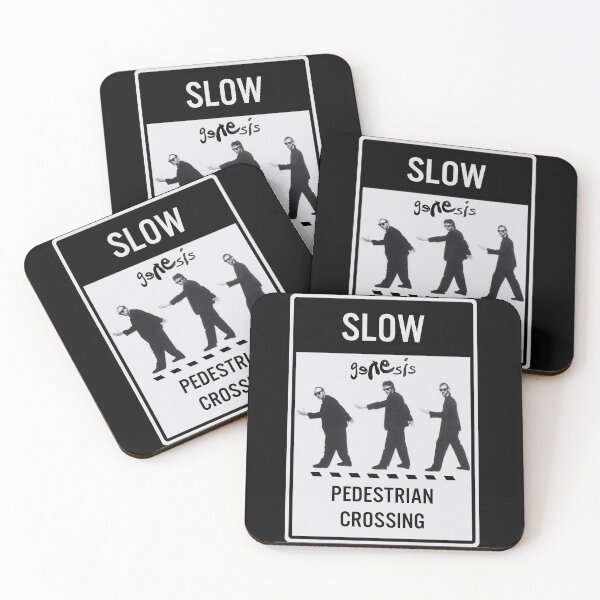 Item preview, Genesis Band Slow Pedestrian Crossing Sign! designed and sold by Smorano7.