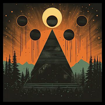 Artwork thumbnail, High Strangeness – Pyramids 2 by LynneMitchell