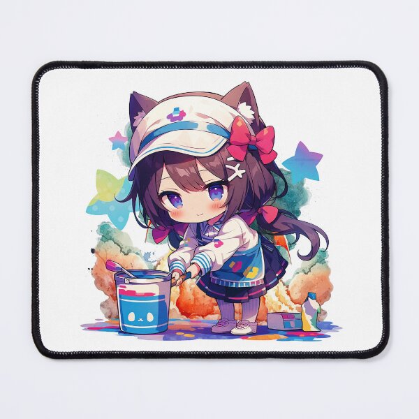Item preview, Colorful Cleanup Kitty designed and sold by Chibi Cat Art Corner.