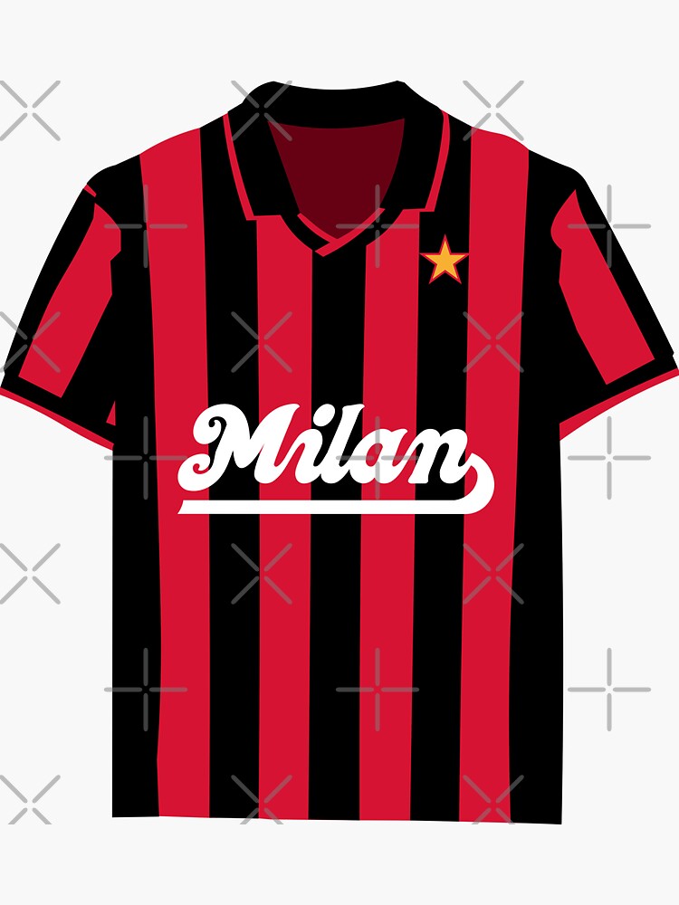 Milan shirt 1995 Sticker by lounesartdessin