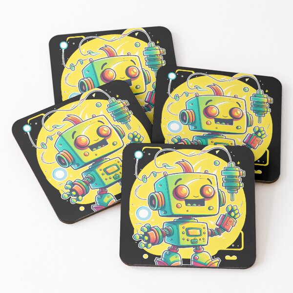 Item preview, Retro Robot Cute Robotic Engineer Technology Hi-tech Machine designed and sold by farhanhafeez.
