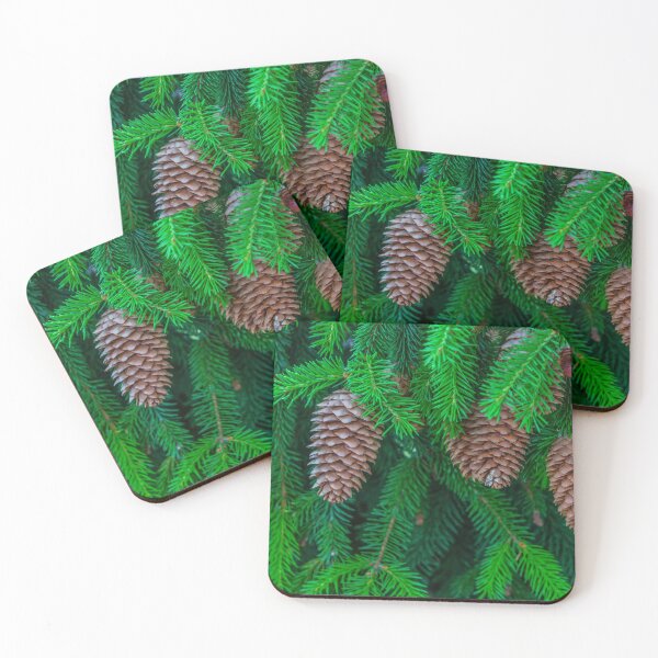 Item preview, Pine Tree and Pine Cones, Nature Canvas, © DAM Creative, designed and sold by DAM Creative ⭐⭐⭐⭐⭐.
