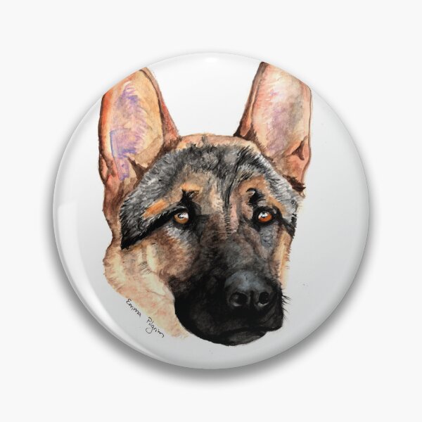 Item preview, Kelly the German Shepherd designed and sold by EmmaPilgrimArt.