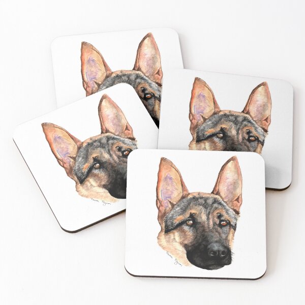 Item preview, Kelly the German Shepherd designed and sold by EmmaPilgrimArt.
