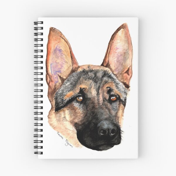 Item preview, Kelly the German Shepherd designed and sold by EmmaPilgrimArt.