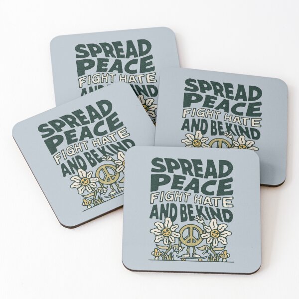 Item preview, Spread peace, fight hate and be kind designed and sold by keepo.