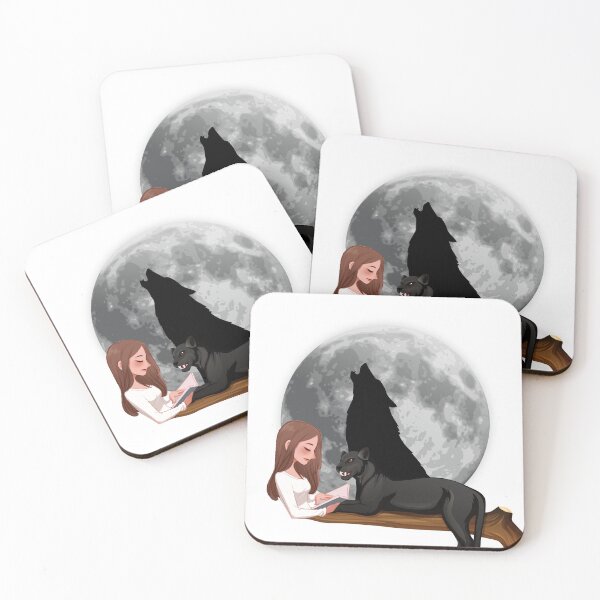 Item preview, The girl, panther and the wolf. designed and sold by TRISHA A BARNETT.