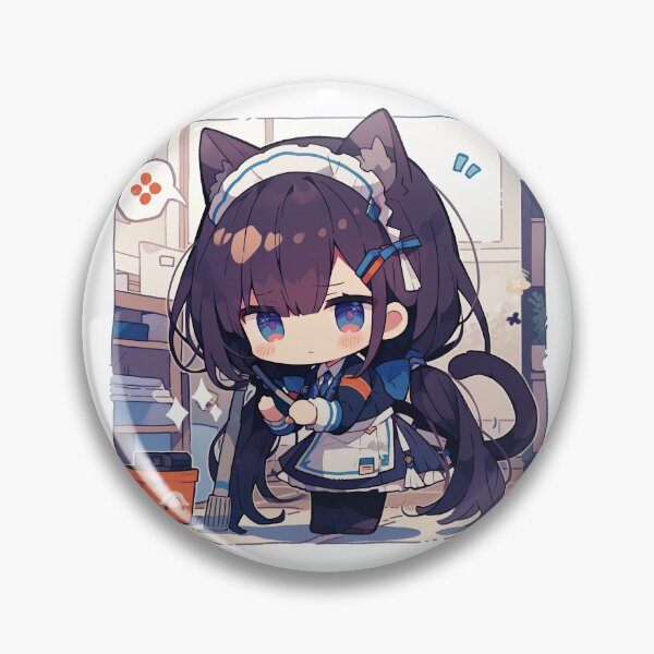 Artikelvorschau, Katzenhaushälterin entworfen und verkauft von Chibi Cat Art Corner.