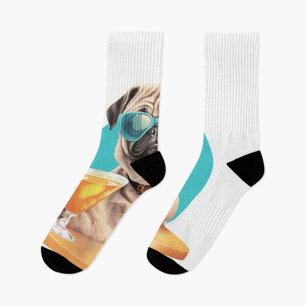 Item preview, Cool Pug Summer Chill designed and sold by NXTprints.