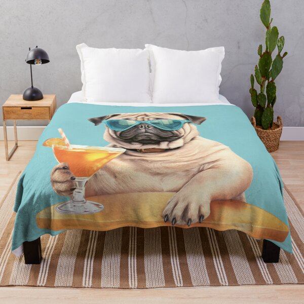 Item preview, Cool Pug Summer Chill designed and sold by NXTprints.