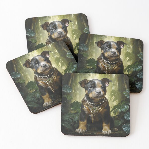 Item preview, American Bully Puppy Art designed and sold by Nocturne  Paws.