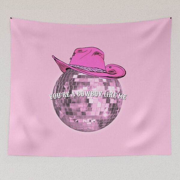 Item preview, Cowboy Like Me Disco Ball Pink  designed and sold by mariahmoniquedesign.