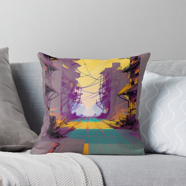 Item preview, Abandoned Street in Inkpunk Style designed and sold by CJMarchese.