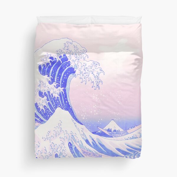 Item preview, Great Wave Pastel Aesthetic Kawaii Pink Kanagawa Japanese designed and sold by Neon Purple Noodle Bar.