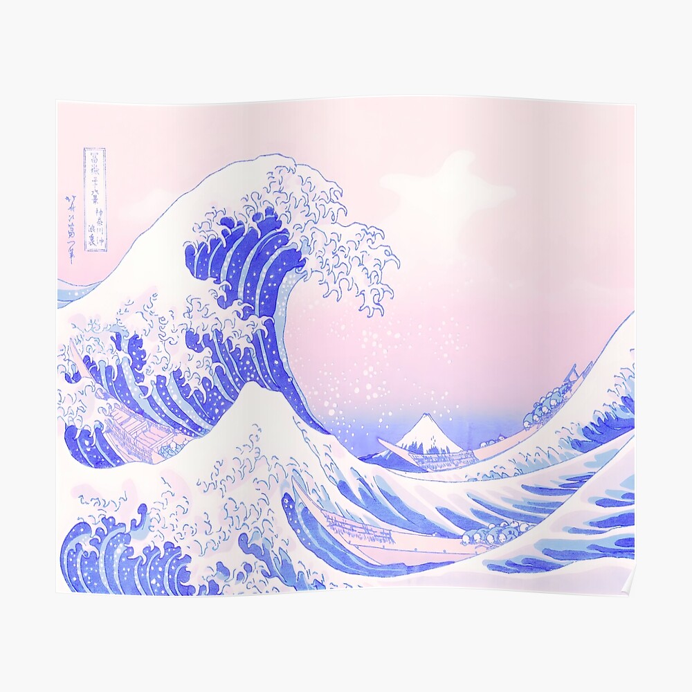 And so It is Ocean Wave Aesthetic Japanese Wave Aesthetic 