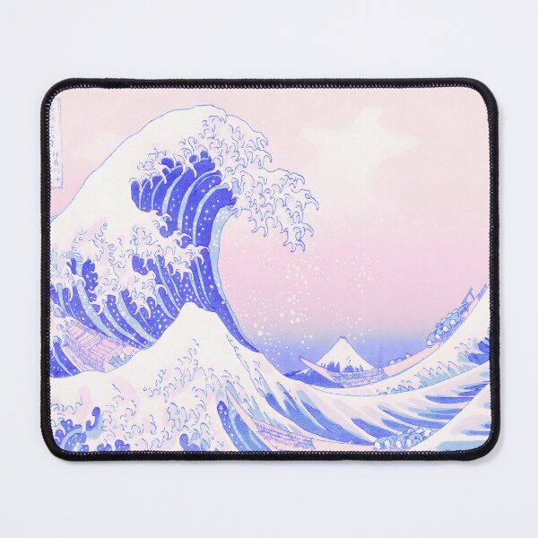 Item preview, Great Wave Pastel Aesthetic Kawaii Pink Kanagawa Japanese designed and sold by Neon Purple Noodle Bar.
