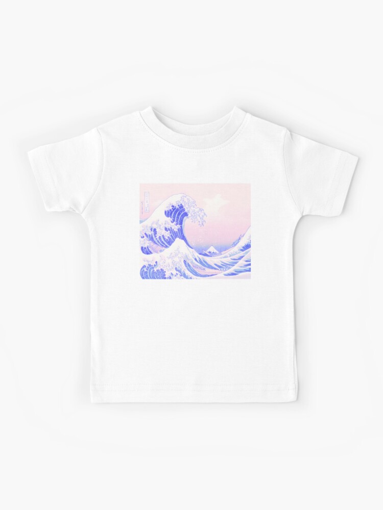 Pastel Aesthetic Japanese Great Wave Soft Grunge Pink T-Shirt Pastel Aesthetic Japanese Great Wave Soft Grunge Pink T-Shirt