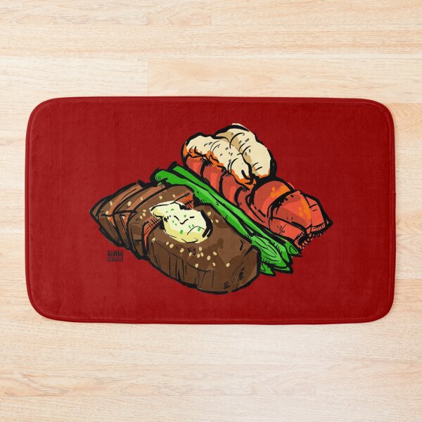 Item preview, Surf & Turf Doodle designed and sold by MrHinkleDraws.