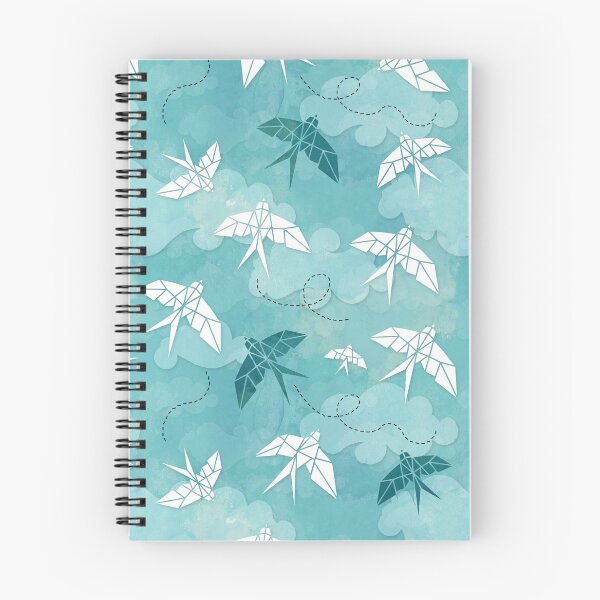 Item preview, Origami Swallow in turquoise designed and sold by adenaJ.