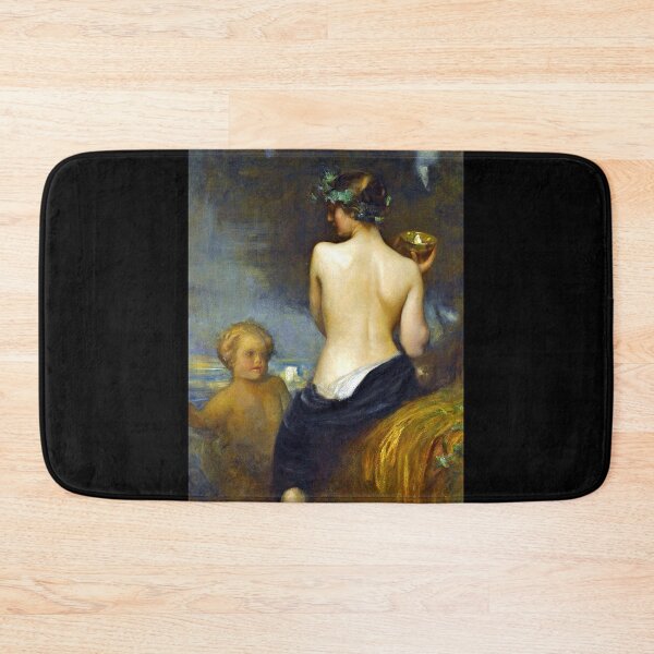 Item preview, A Nude Bacchante With a Faun - Arthur Hacker designed and sold by forgottenbeauty.