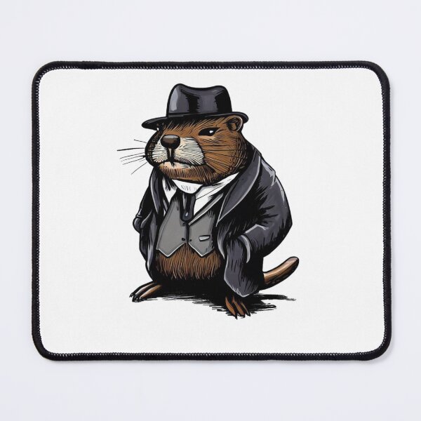 Item preview, Mafia boss groundhog designed and sold by GroundhogMs.